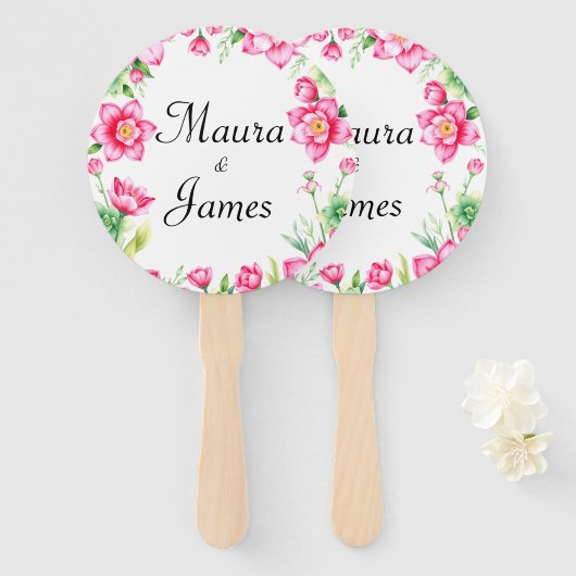 Set der Fans Fächer (Vorne und Hinten)