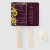 Set der Fans Fächer (Vorne und Hinten)