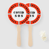 Set der Fans Fächer (Vorne und Hinten)