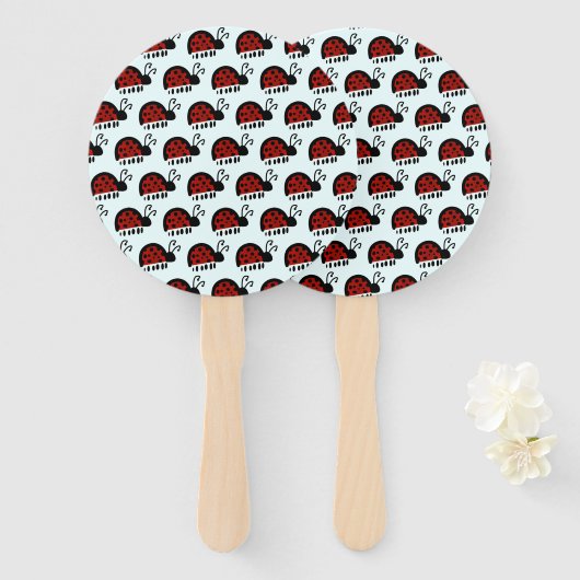 Set der Fans Fächer (Vorne und Hinten)