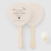 Set der Fans Fächer (Vorne und Hinten)