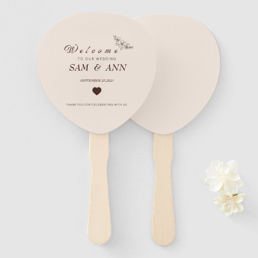 Set der Fans Fächer (Vorne und Hinten)