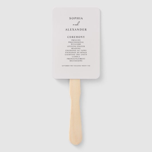 Set der Fans für Boho Wedding. Fächer (Rückseite)