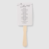 Set der Fans für Boho Wedding. Fächer (Vorderseite)