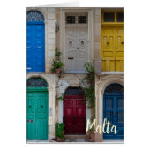 Set der farbenfrohen Haustüren in Malta (Vorne)