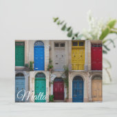 Set der farbenfrohen Haustüren in Malta (Stehend Vorderseite)