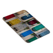 Set der farbenfrohen Haustüren in Malta Magnet (Rechte Seite)