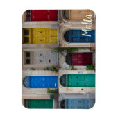 Set der farbenfrohen Haustüren in Malta Magnet (Vertikal)
