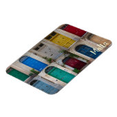 Set der farbenfrohen Haustüren in Malta Magnet (Linke Seite)