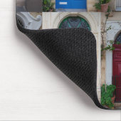 Set der farbenfrohen Haustüren in Malta Mousepad (Ecke)