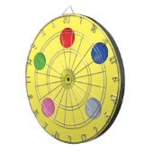 Set der farbigen Kugeln Dartscheibe (Vorderseite rechts)