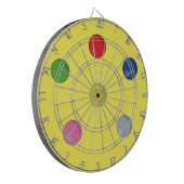 Set der farbigen Kugeln Dartscheibe (Vorderseite Links)