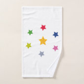 Set der farbigen Sterne (Handtuch)
