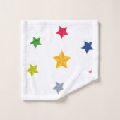 Set der farbigen Sterne (Waschlappen)