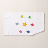 Set der farbigen Sterne (Handtuch)