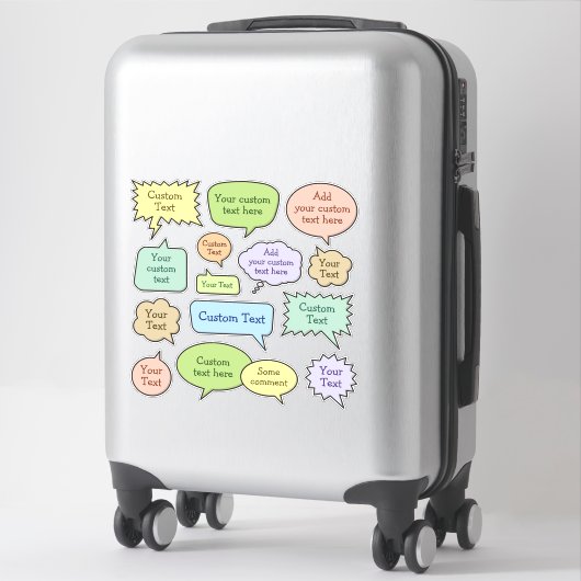 Set der Farbtöne Aufkleber (Koffer)