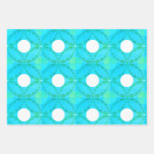 Set der Geschenkpackung mit 3 Geschenkpapier Set (Vorderseite)