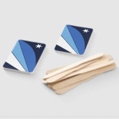 Set der Handventilatoren mit der Flagge von Kolumb Fächer (Non-assembled)