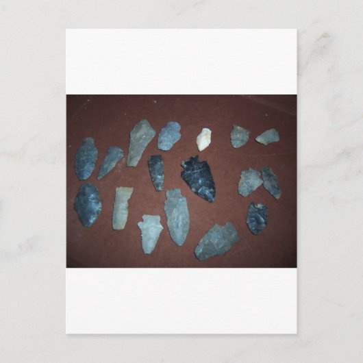 Set der indischen Pfeilspitzen Postkarte (Vorderseite)