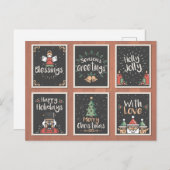 Set DER KARTENKARTE Feiertagspostkarte (Vorne/Hinten)