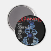 Set der Kontrollen für das Sonnenherz Magnet (Vorderseite/Rückseite)