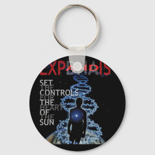 Set der Kontrollen für das Sonnenherz Schlüsselanhänger