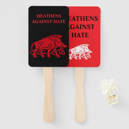 Set der Lüfter: Himmel gegen Hass Fächer (Vorne und Hinten)