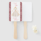 Set der Lüfter - Ja zum Kleid Fächer (Vorne und Hinten)