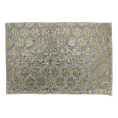 Set der Luxus-Design-Kollektion Gold und Silber Kissenbezug (Vorderseite-Links)