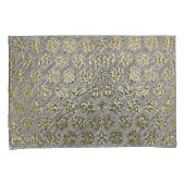 Set der Luxus-Design-Kollektion Gold und Silber Kissenbezug (Vorderseite-Rechts)