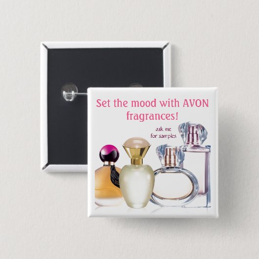 Set der Mood~AVON Fragrances Button (Vorne & Hinten)