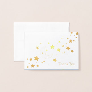 Set der Moon & Stars Note Card Folienkarte