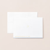 Set der Moon & Stars Note Card Folienkarte (Rückseite mit Umschlag)