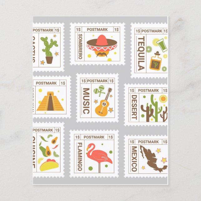 Set der Postmarke (Vorderseite)