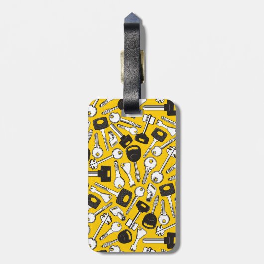 Set der Schlüssel Gepäckanhänger (Rückseite vertikal)