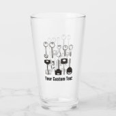 Set der Schlüssel Glas (Rückseite)