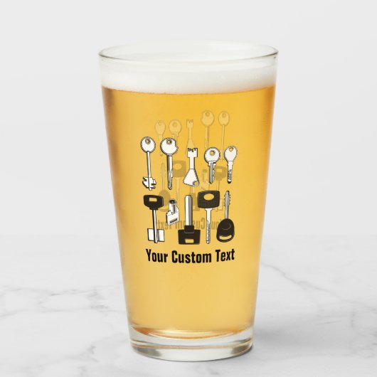 Set der Schlüssel Glas (Vorne (Gefüllt))