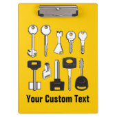 Set der Schlüssel Klemmbrett (Vorderseite)