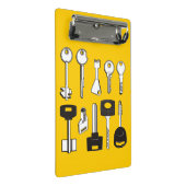 Set der Schlüssel Mini Klemmbrett (Schrägansicht)