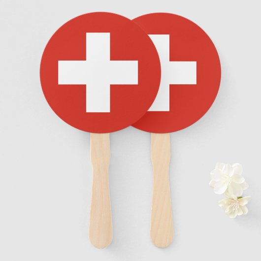 Set der Schweiz Fächer (Vorne und Hinten)