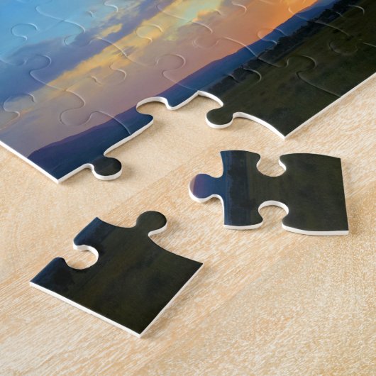 Set der Sky Ablaze bei Sunset Puzzle (Seite)