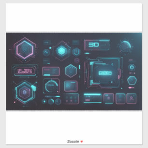 Set der Symbole für die Gestaltung , Sammlung von  Aufkleber