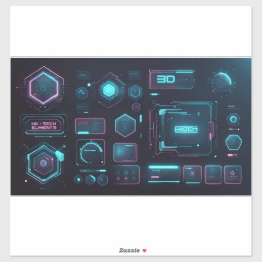 Set der Symbole für die Gestaltung , Sammlung von Aufkleber (Blatt)