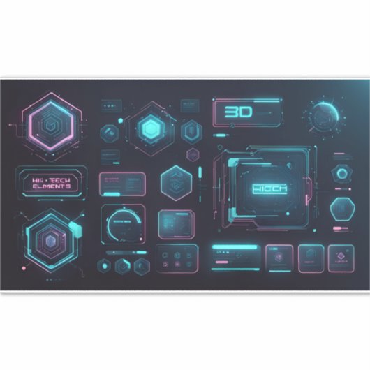 Set der Symbole für die Gestaltung , Sammlung von  Aufkleber (Vorderseite)