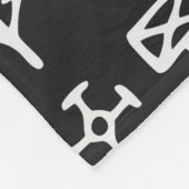 Set der Symbole rune Buchstaben Schriftart. Antike Fleecedecke (Ecke)