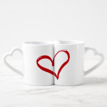 Set der Tasse der Liebe