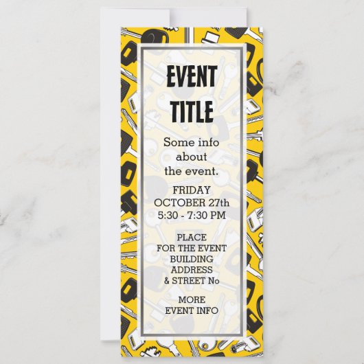 Set der Tastenhintergründe Einladung (Vorderseite)