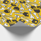 Set der Tastenhintergründe Geschenkpapier (Ecke)