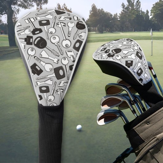 Set der Tastenhintergründe Golf Headcover