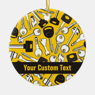 Set der Tastenhintergründe Keramik Ornament